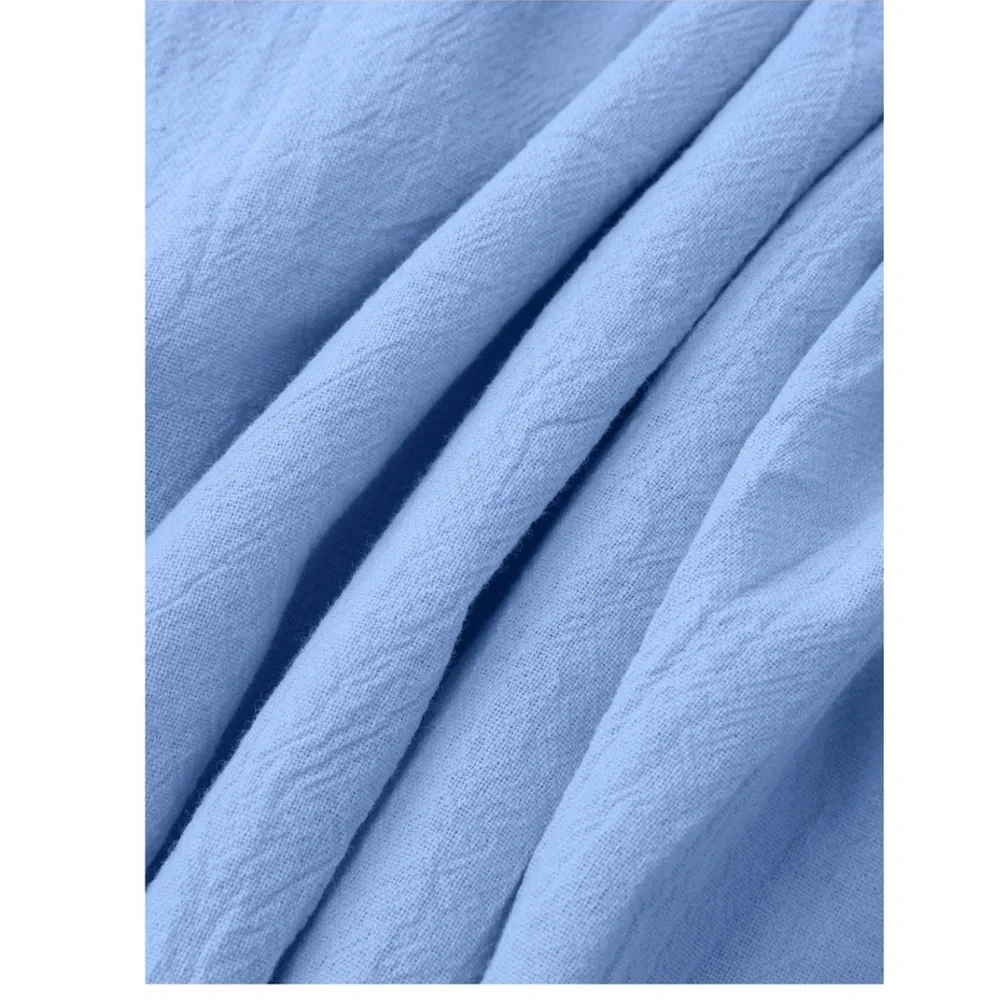 CIDER Light Blue Corset Midi Dress Med - Picture 5 of 12